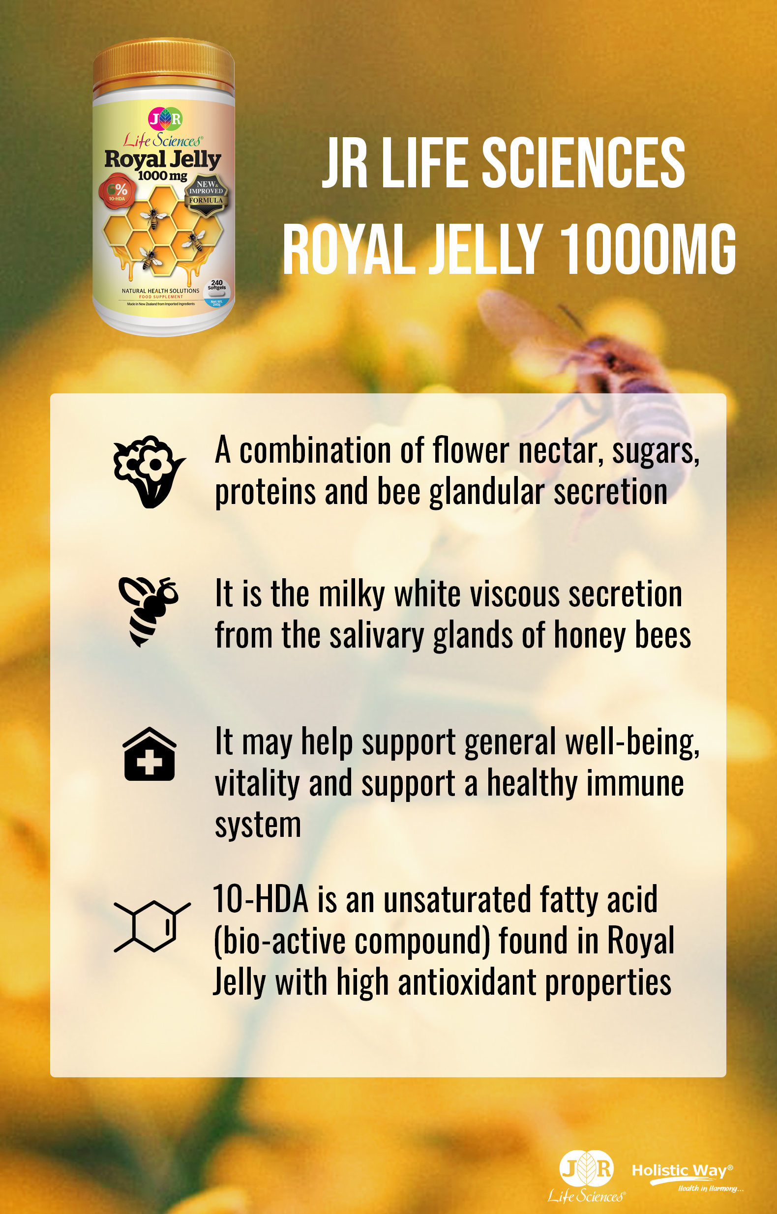 royal jelly infographic